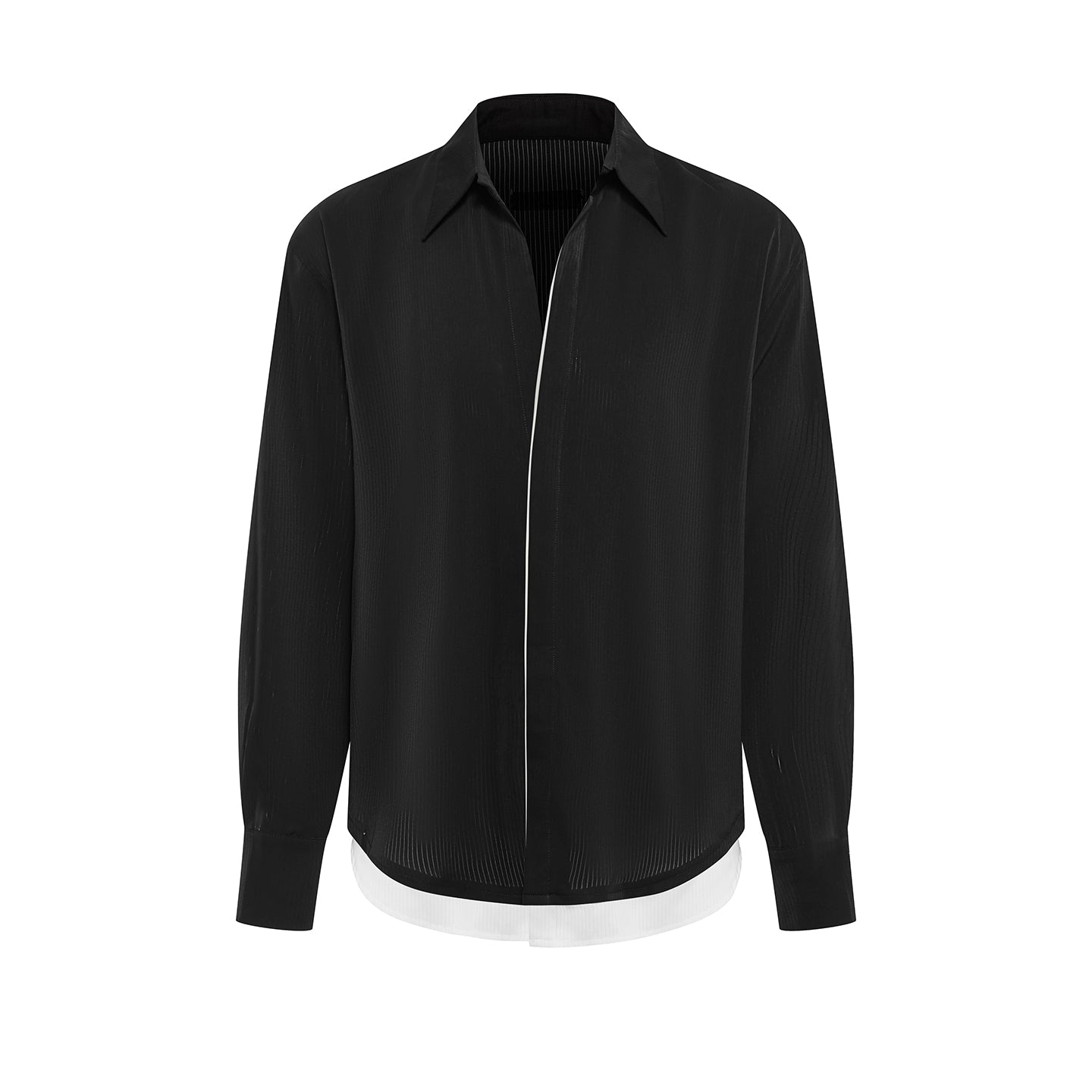 DUYQ A/W 009 Men's Color-Block Shirt - Latin Dance Practice Top | Daily Wear Suitable