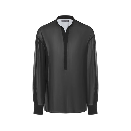 DUYQ A/W 001 Men's Classic Replica Ballroom Latin Dance Practice Top - Long Sleeve