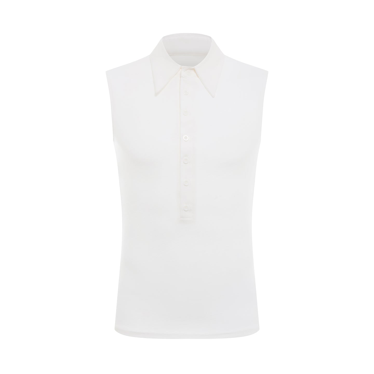 DUYQ A/W 010 Men's Sleeveless Collared Vest - Latin Ballroom Dance Practice Top