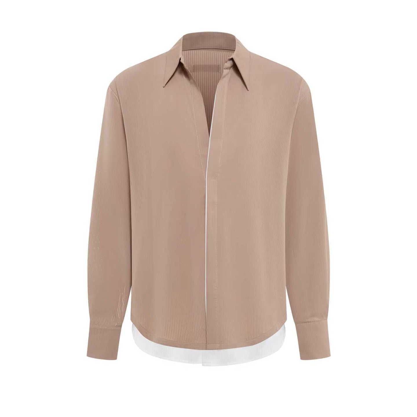 DUYQ A/W 009 Men's Color-Block Shirt - Latin Dance Practice Top | Daily Wear Suitable