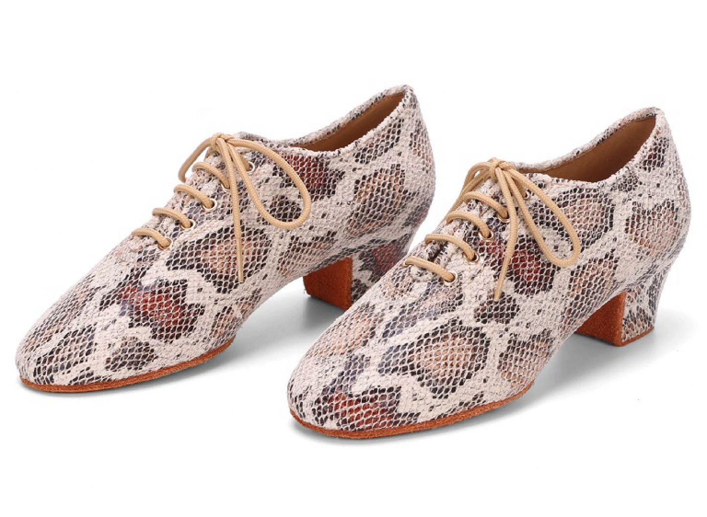 ALW.L004FC FEMALE WOMEN PATTERN TEACHING DANCESHOES - Mine·Jas