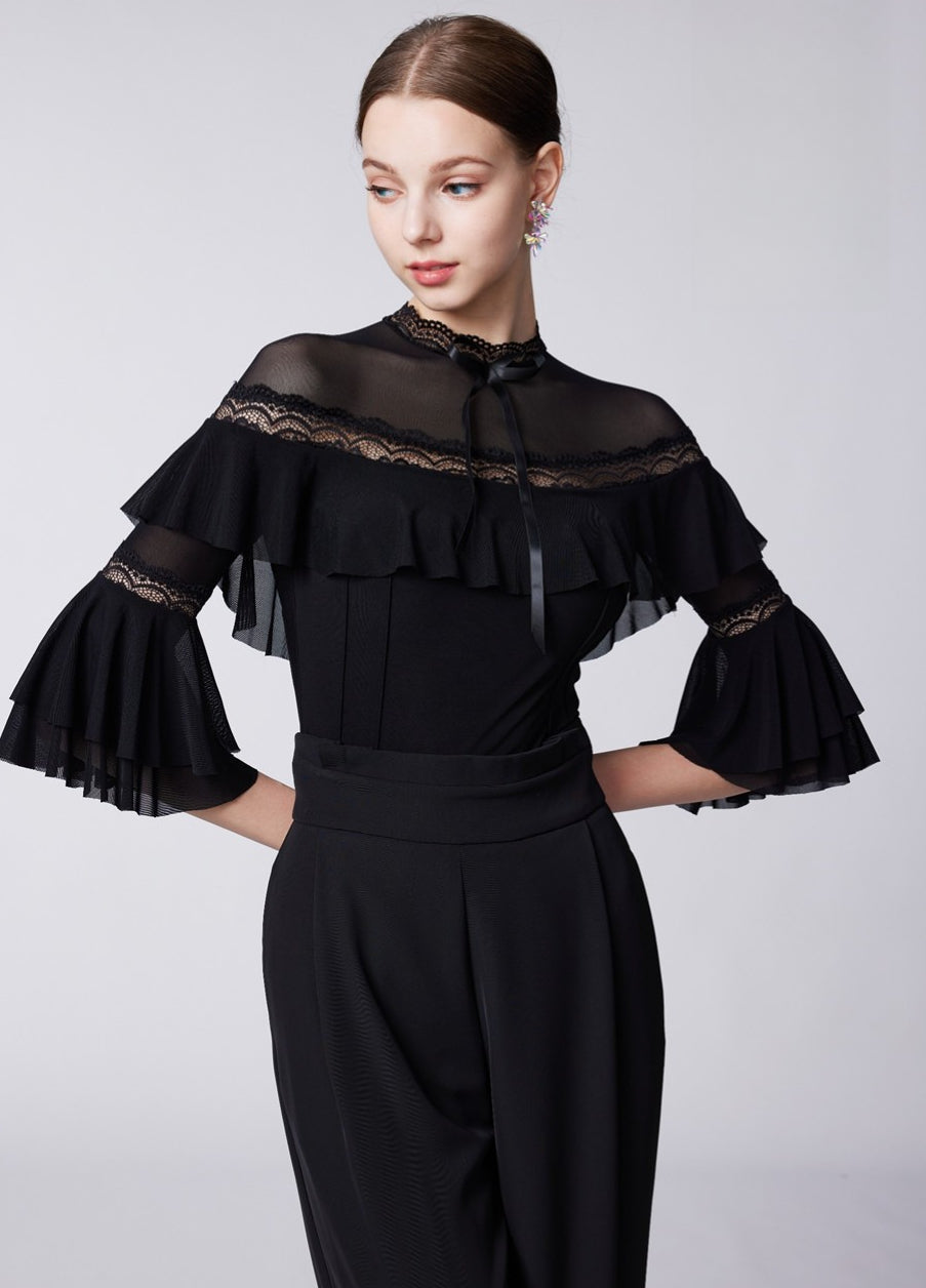 WD.Y486 Lace New Women's Top Ballroom smooth Dance Leotard