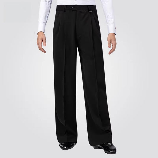 NY Fashion Men's Latin Ballroom Dance Trousers 23117K - Mine·Jas