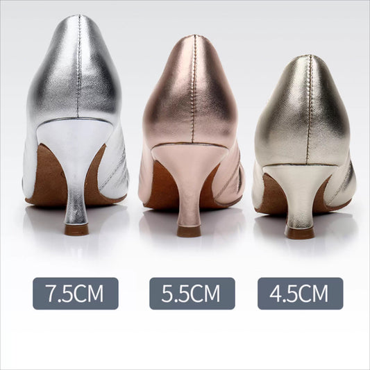 DRH-202 lamb skin female adult modern dance shoes national ballroom dance soft-soled practice shoes ballroom dance shoes waltz