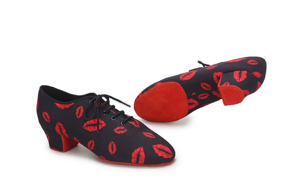 ALW.L002FC Women’s Red Lip Teacher Dance Shoes