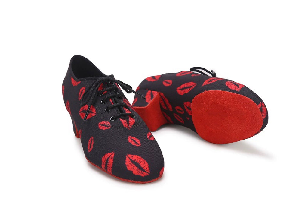 ALW.L002FC Women’s Red Lip Teacher Dance Shoes