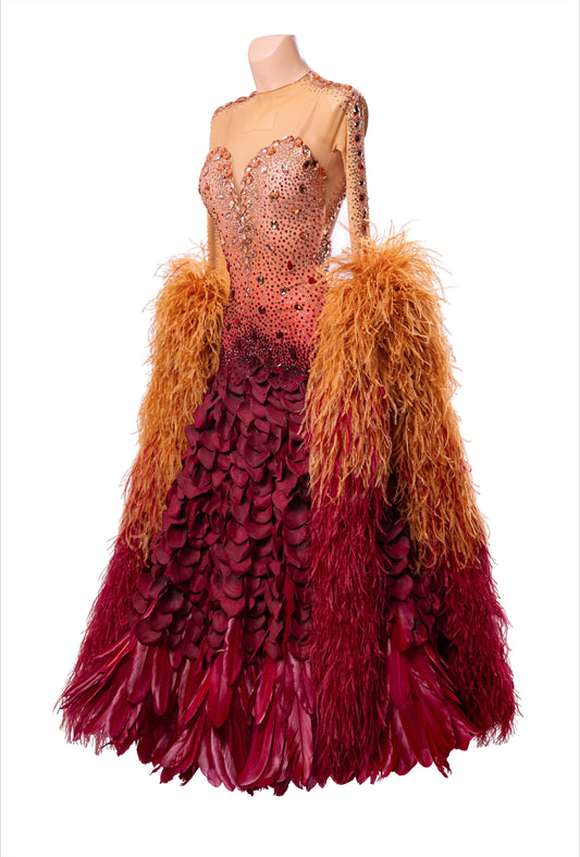 TID brand modern dance suit new women's dress ballroom dance skirt ballroom dance professional competition suit M1230A