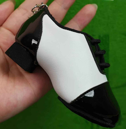 Mini Men's Latin Dance Shoe Keychain · Cute Dance Lover Gift