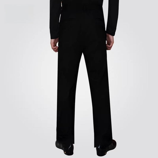 NY Fashion Men's Ballroom Dance Bottom Pants National Banner Dance Straight Pants Men's Practice Pants 25101K