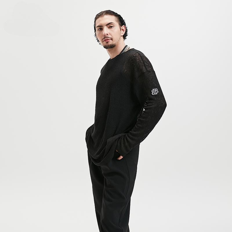 BOBO new boys Latin dance suit men's breathable national ballroom dance pull T-shirt two-piece practice suit training top