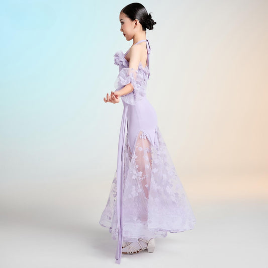 MLX111/210 children's new modern dance skirt practice clothes large skirt children's national standard dance competition high-end performance clothing