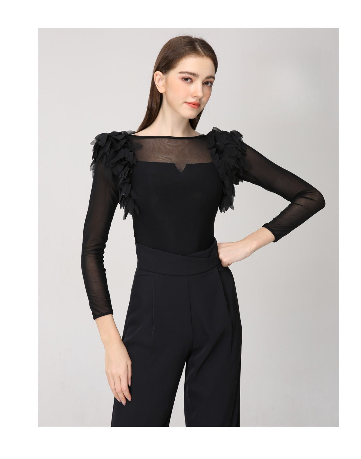 WD.Y196 Women's Ballroom Top Practice Leotard