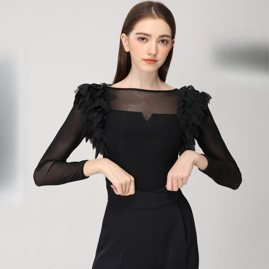 WD.Y196 Women's Ballroom Top Practice Leotard