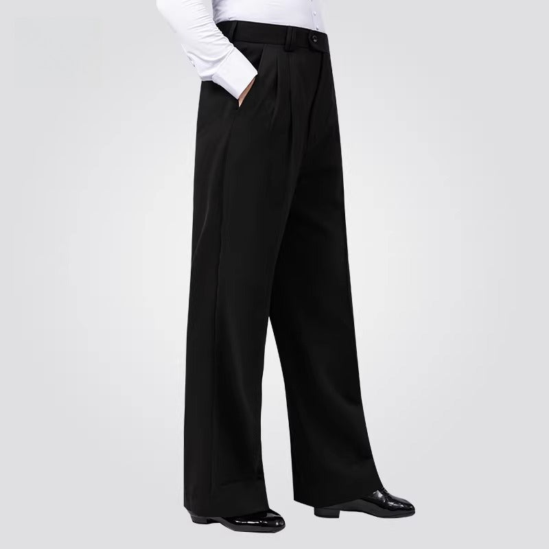 NY Fashion Men's Latin Ballroom Dance Trousers 23117K - Mine·Jas