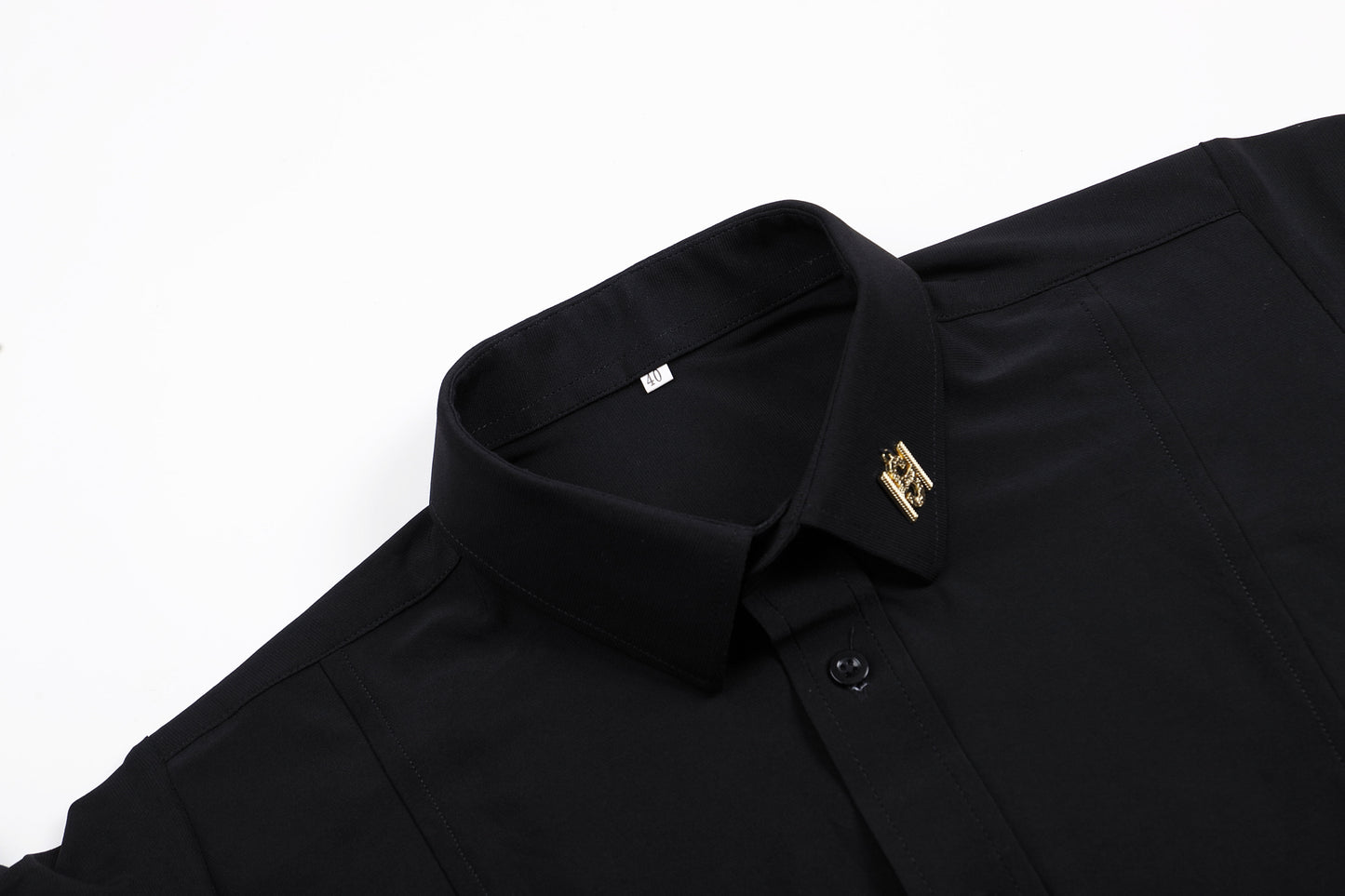 HO'S.B001MTE Men’s Stretch Ballroom Dance Shirt – Modern Standard Latin Practice & Competition Wear