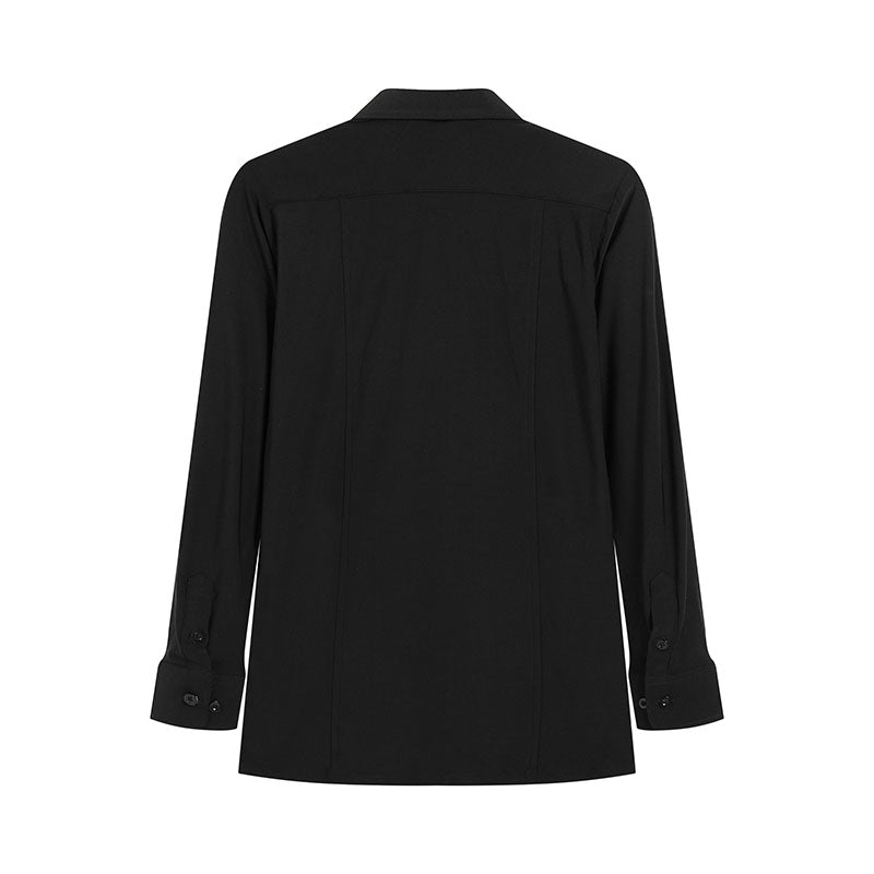 HO'S.B001MTE Men’s Stretch Ballroom Dance Shirt – Modern Standard Latin Practice & Competition Wear