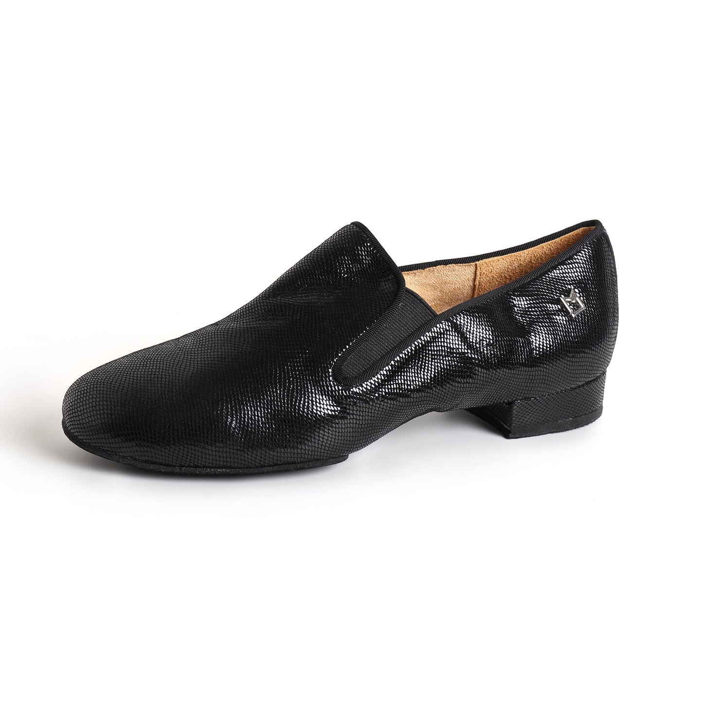 MINEJAS.MT040 Men’s Sparkly Slip-On Italian-Style Teacher Dance Shoes