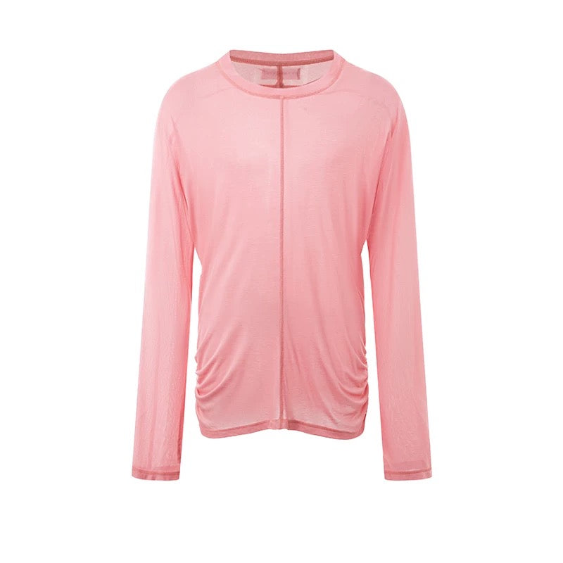 DUYQ.New Men-009 Minimalist One-Button Hook Finger Top - Standard Latin Dance Practice Wear