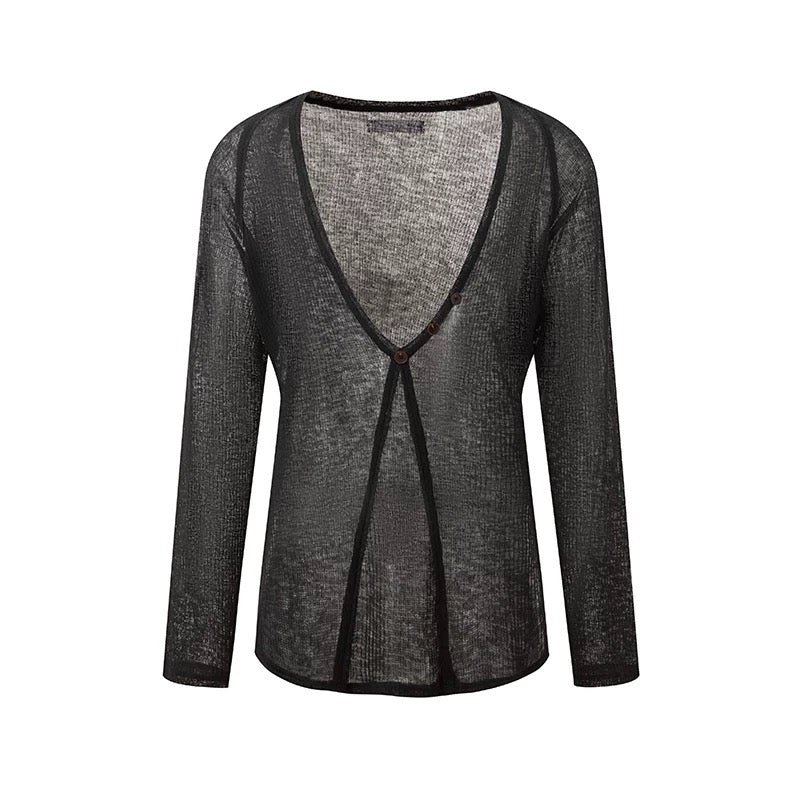 DUYQ.New Men-010 Deep V-neck Men's Standard Latin Dance Practice Top - Summer New Collection