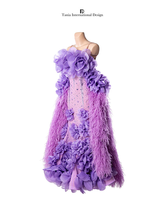 TID M1330 women's ballroom dance dress ballroom dance professional competition costume