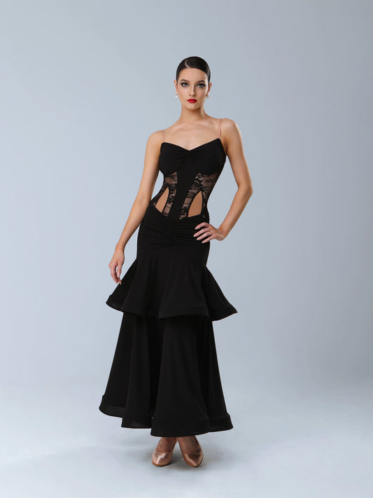 TID.D022 new ballroom dance swing skirt Latin dance performance suit Modern dance suit