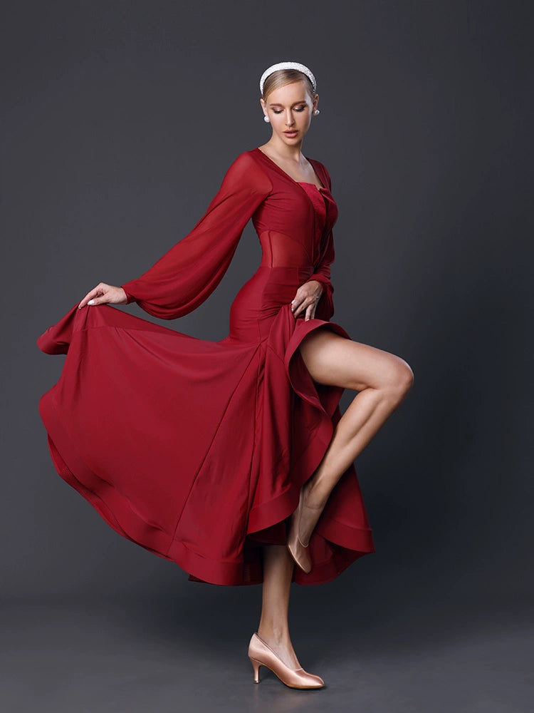 TID.M358 Ballroom dance performance clothes national ballroom dance clothes, dresses and performance clothes can be customized.