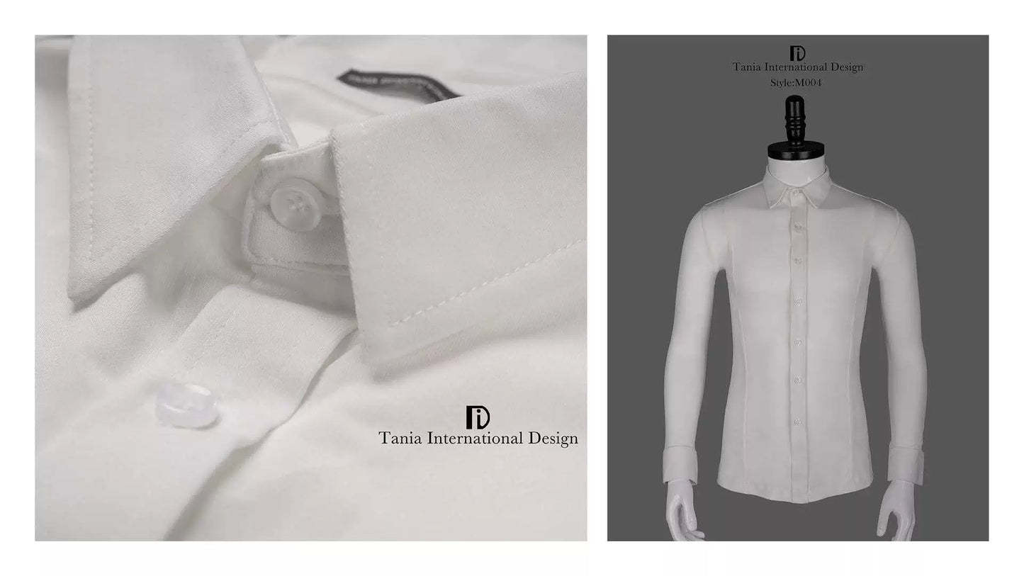 TID.A004 Premium Ballroom Dance Top New High-end Men's 2023 New Shirt Latin Dance Suit Shirt Top