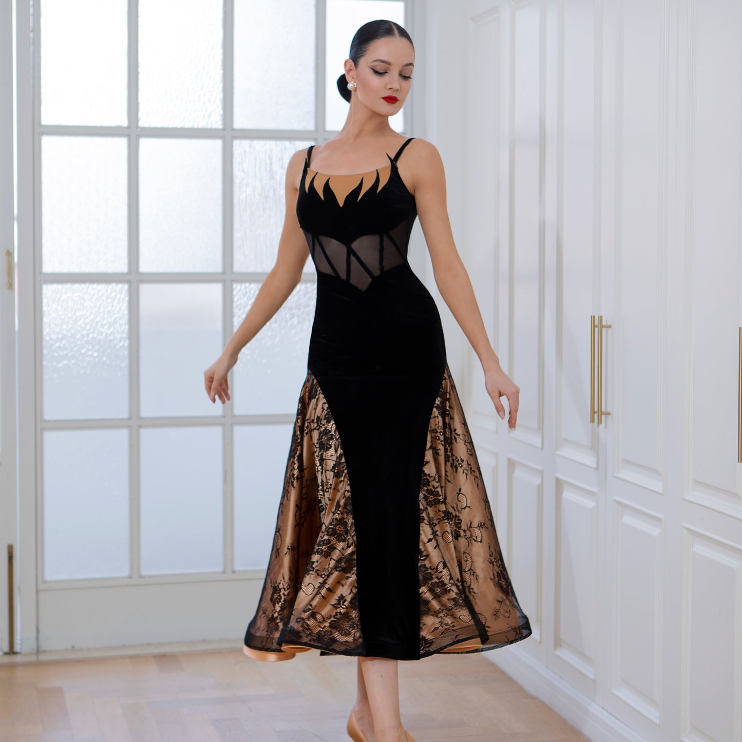 TID-D013 high-end national standard dance suit performance suit women's modern dance skirt