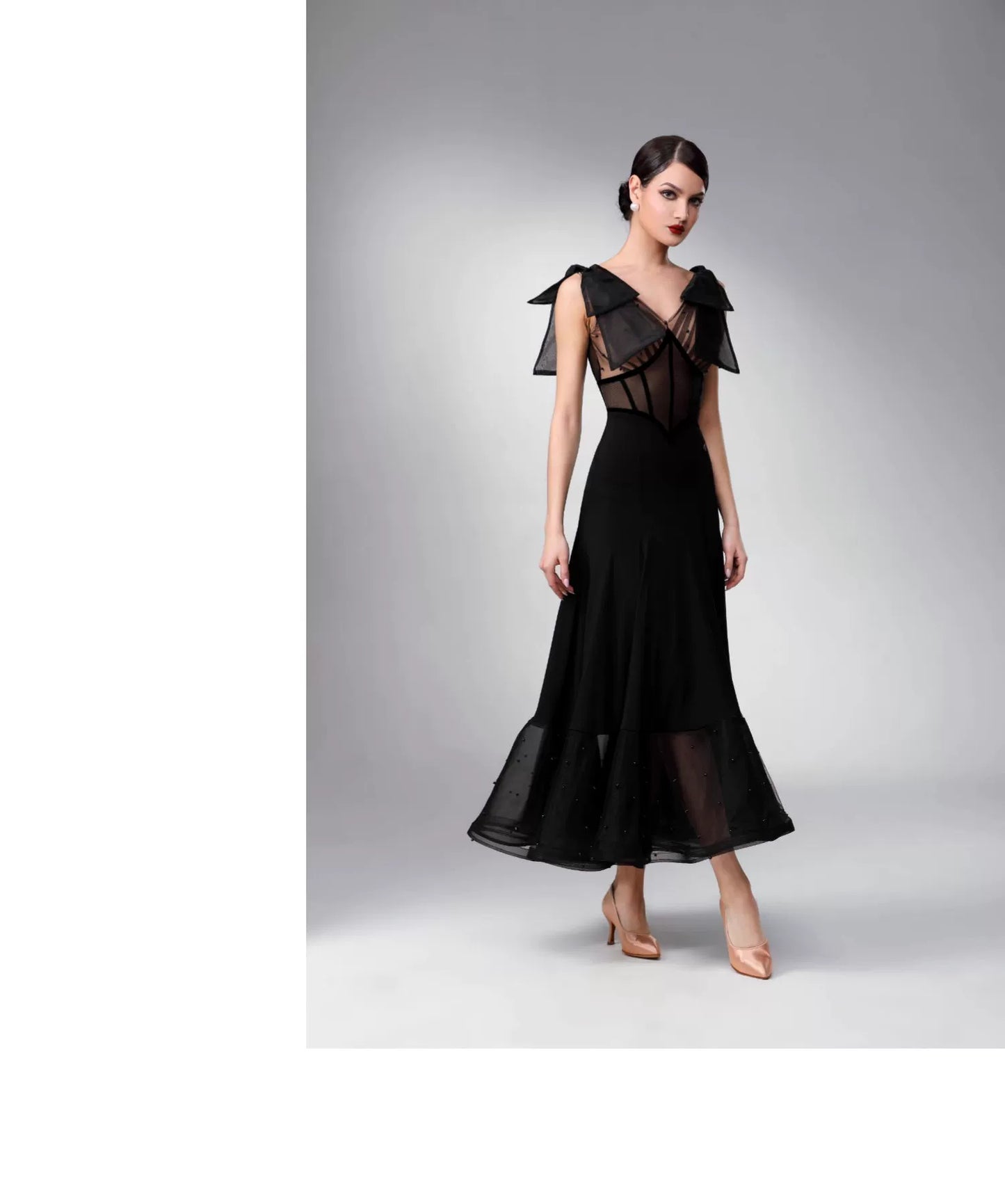 TID. M347 performance clothes, national ballroom dance clothes, dresses, and performance clothes customized