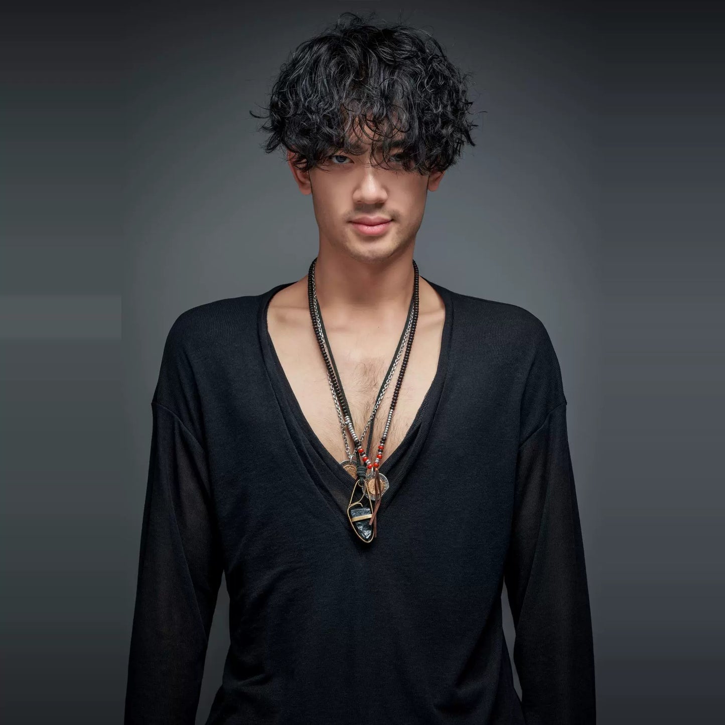 VERNAxBANGBANG Boys Latin Dance Top Loose BANG & VA007