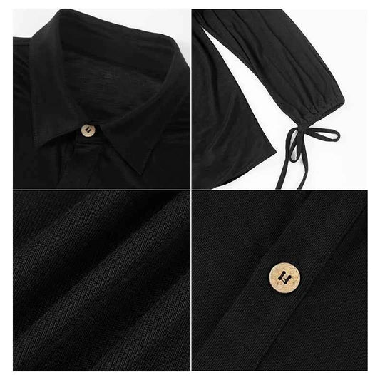 DUYQ "New Men" 018 Classic replica loose shirt top national standard men's Latin dance practice clothes
