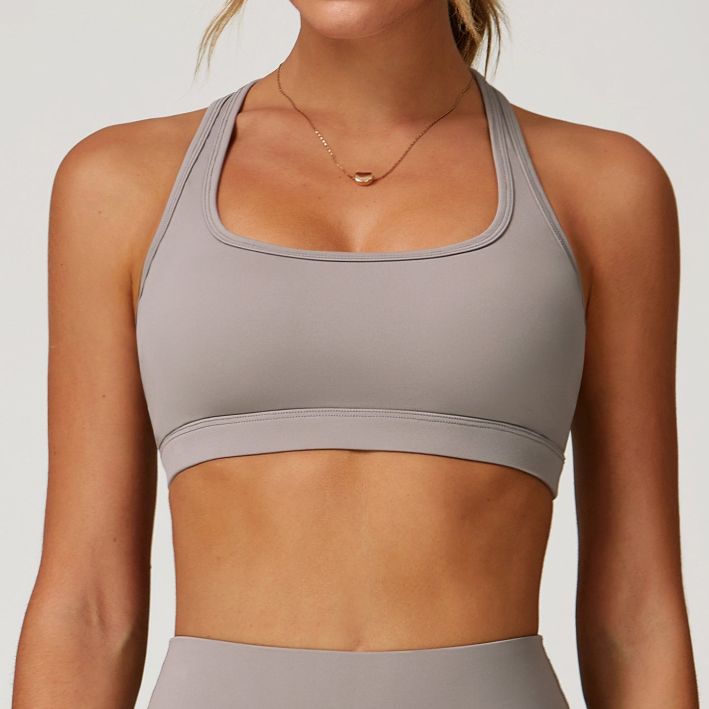 ZC. EWX2020 Naked beauty back yoga bra quick-drying sports underwear running shock-absorbing fitness bra