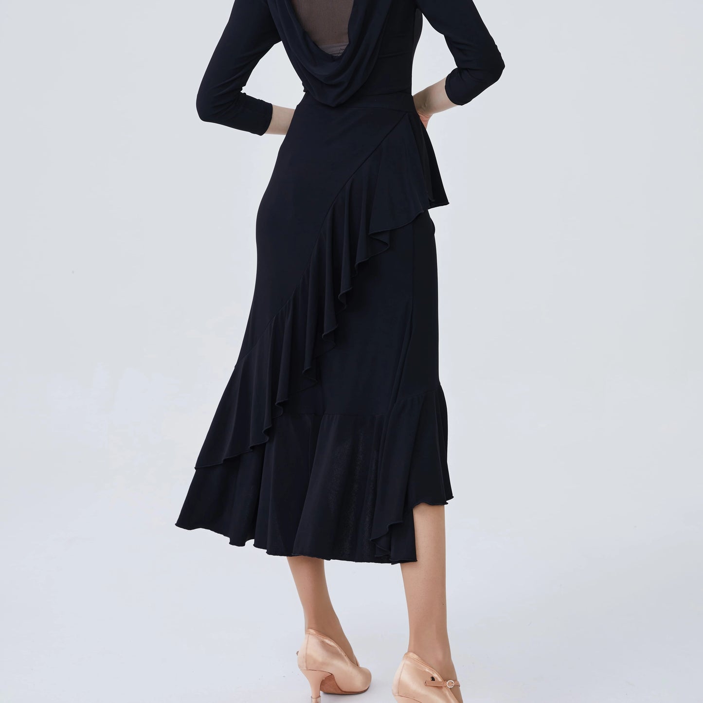 WD.Q19 Original Design Women's Single Group ballroom Dance smooth Dance Practice Suit