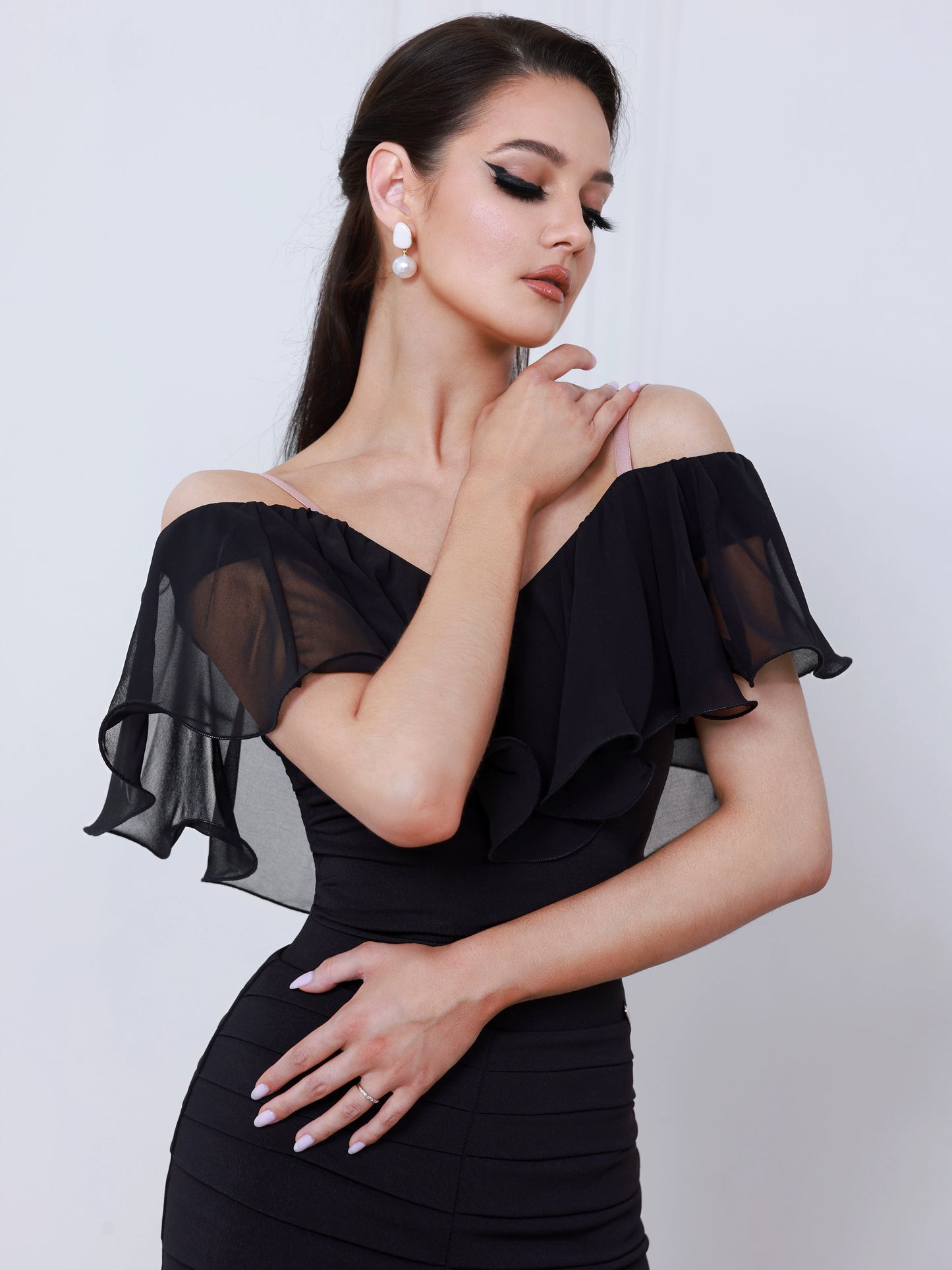 TID new professional ballroom dance skirt premium adult ballroom dance top