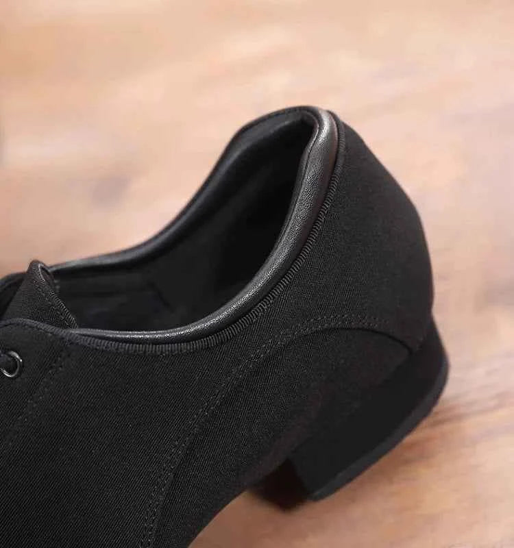 DRH-301 Men's Adult Ballroom Dance Shoes Stretch Cloth Soft Sole Dance Shoes