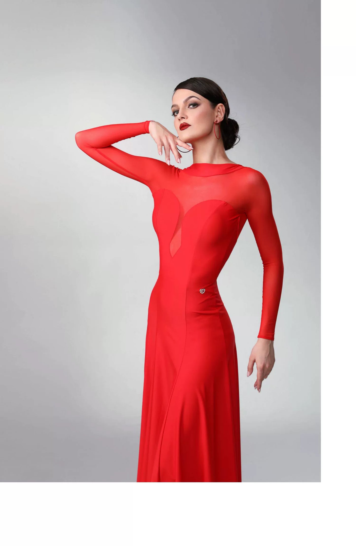 TID. M348 performance clothes national ballroom dance clothes, dresses, and performance clothes can be customized
