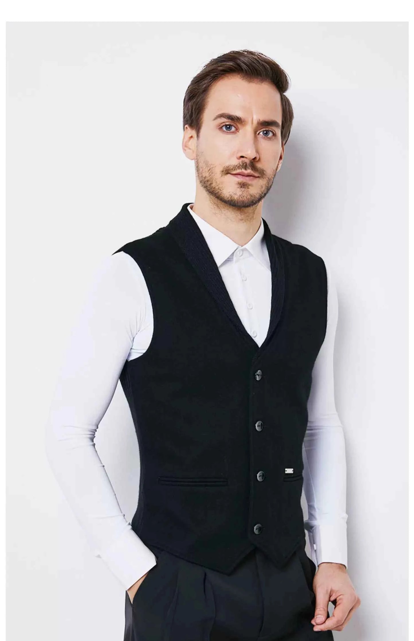 NY Fashion modern dance vest latin dance suit men's dance ballroom dance jacket vest 21104MJ