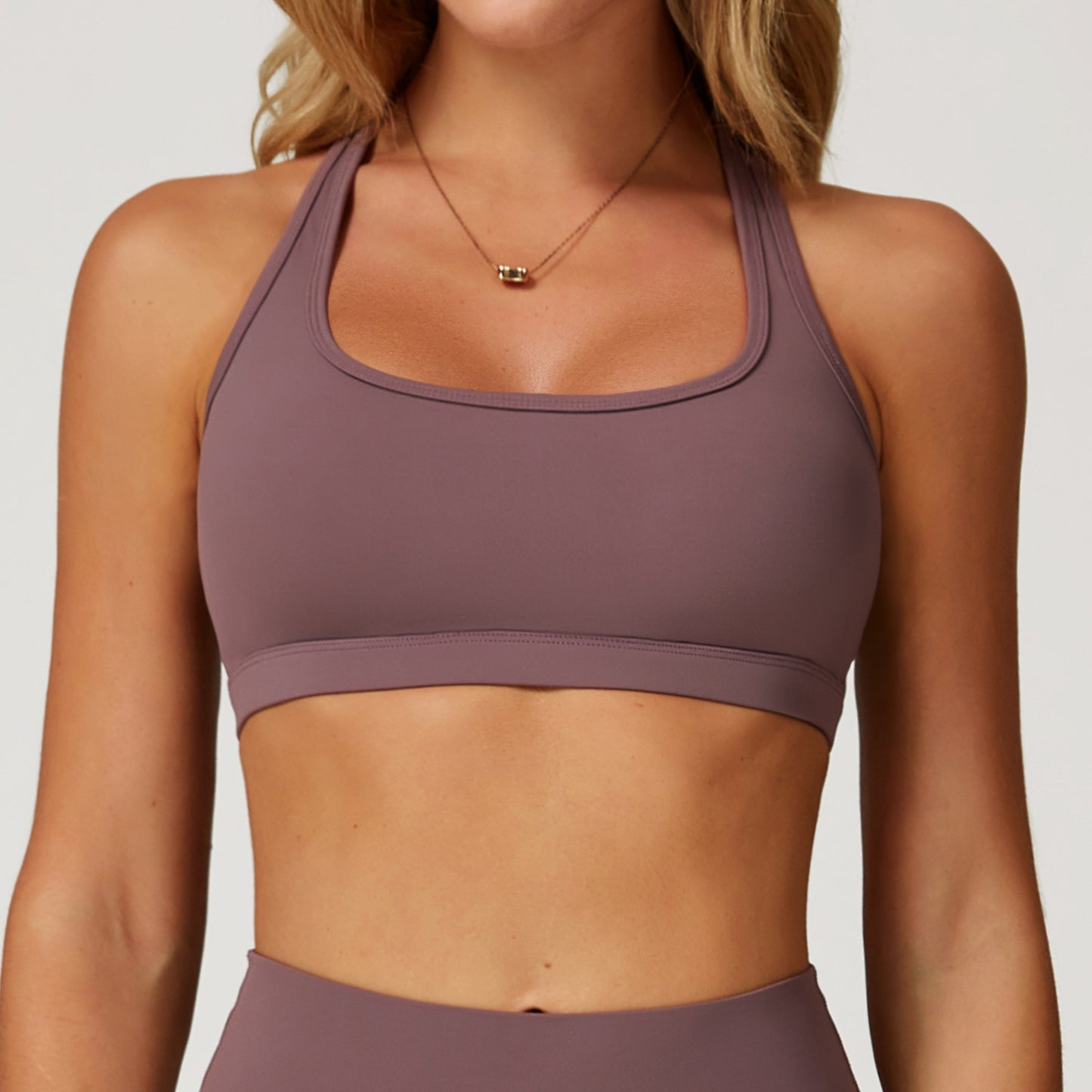 ZC. EWX2020 Naked beauty back yoga bra quick-drying sports underwear running shock-absorbing fitness bra