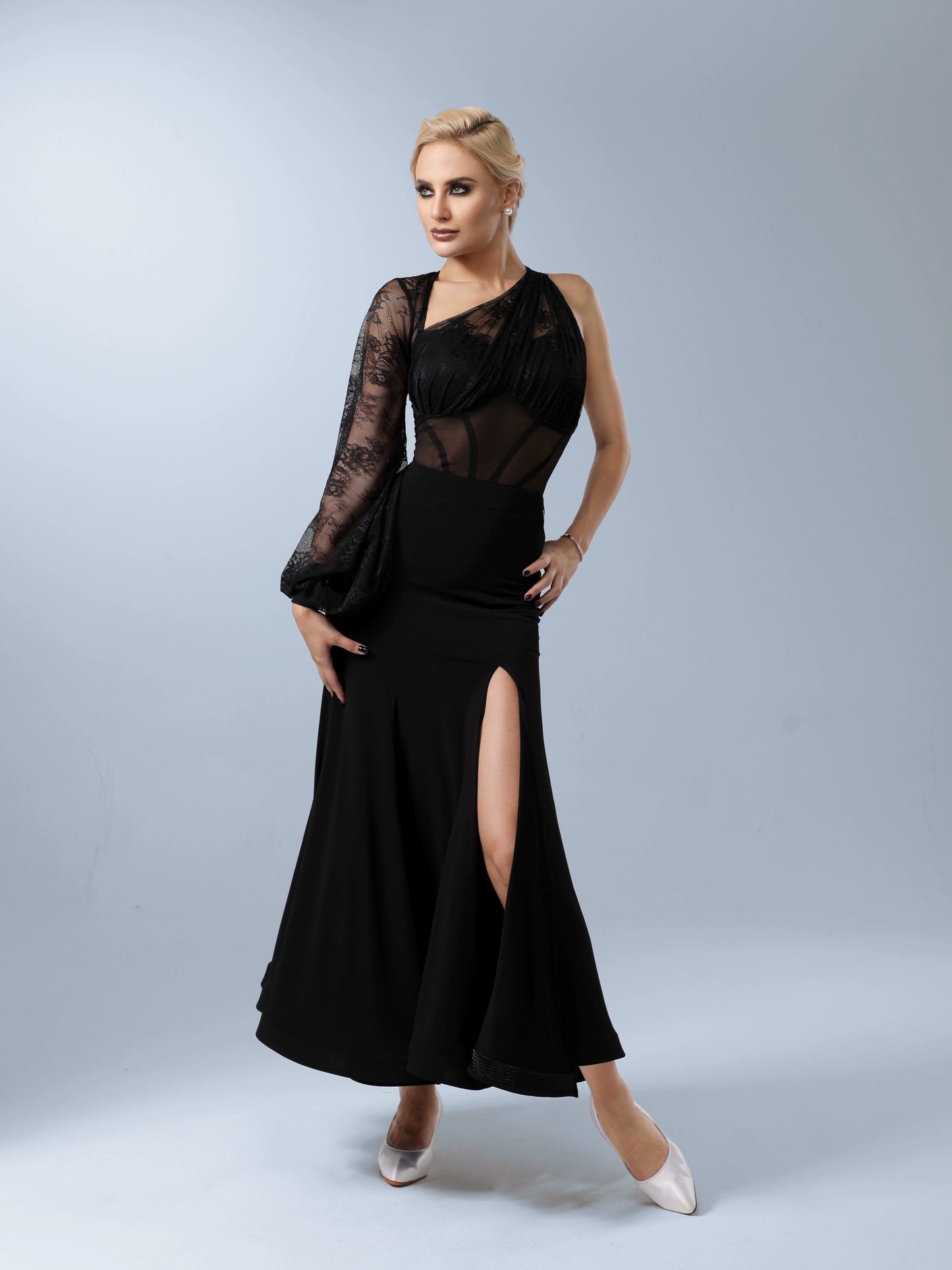 TID Adult Female Professional Ballroom Dance Skirt