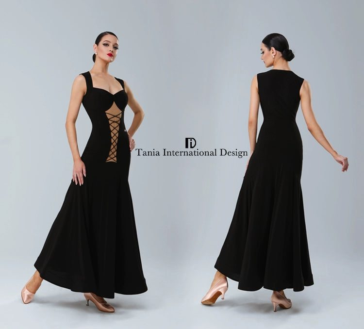 TID.D020 new pendulum waltz performance suit professional women's ballroom dance dress