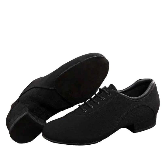 DRH-301 Men's Adult Ballroom Dance Shoes Stretch Cloth Soft Sole Dance Shoes
