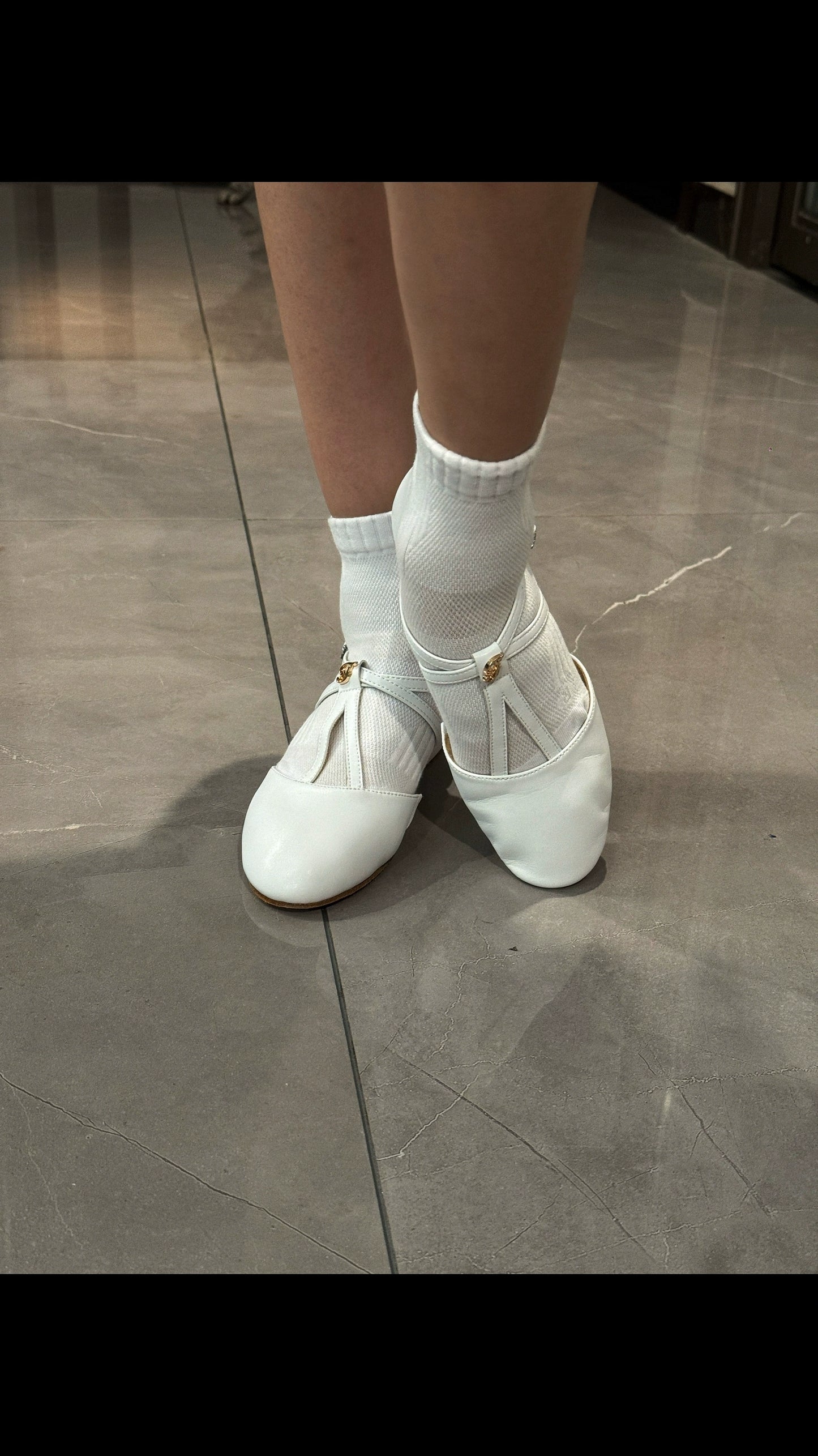 FocusDance Dance Shoes Original Design New Children's Ten Dance Shoes Latin Modern Through Competition