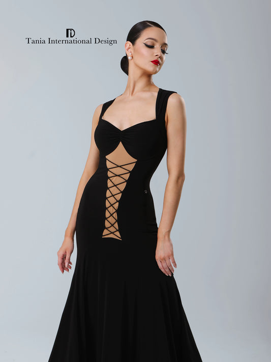 TID.D020 new pendulum waltz performance suit professional women's ballroom dance dress