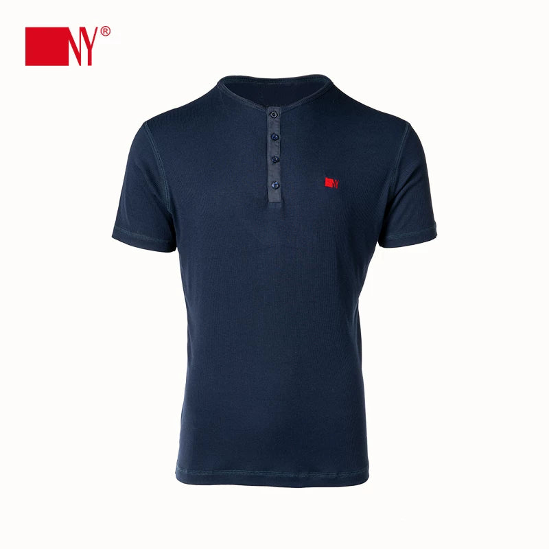NY Nayi Modern Dance Suit Top Men's Latin Clothing Men's Dance Suit Short Sleeve Ballroom Dance Practice Suit 26130S