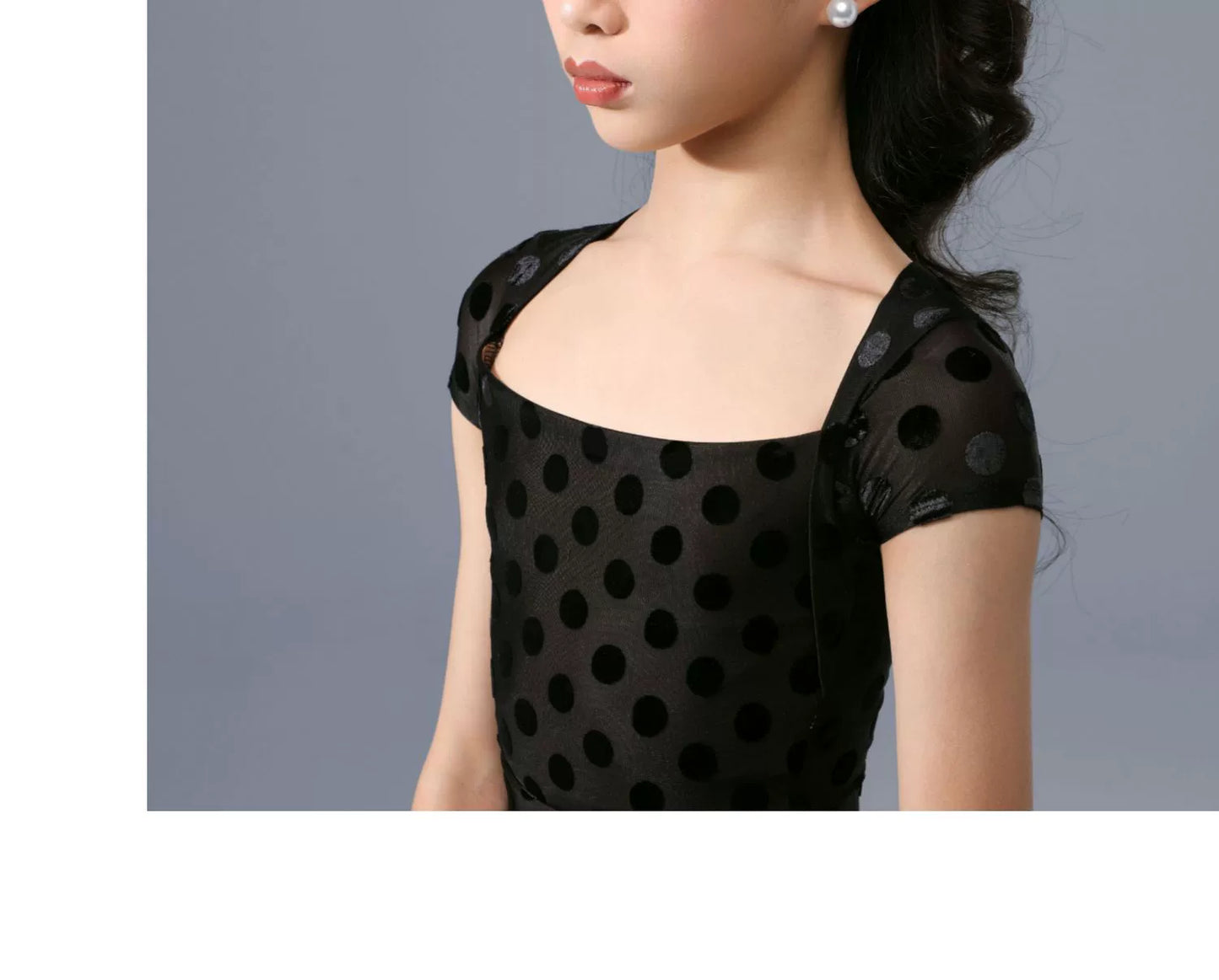 TID.0405 Children's Short Sleeve Children's Ballroom Dance Suit