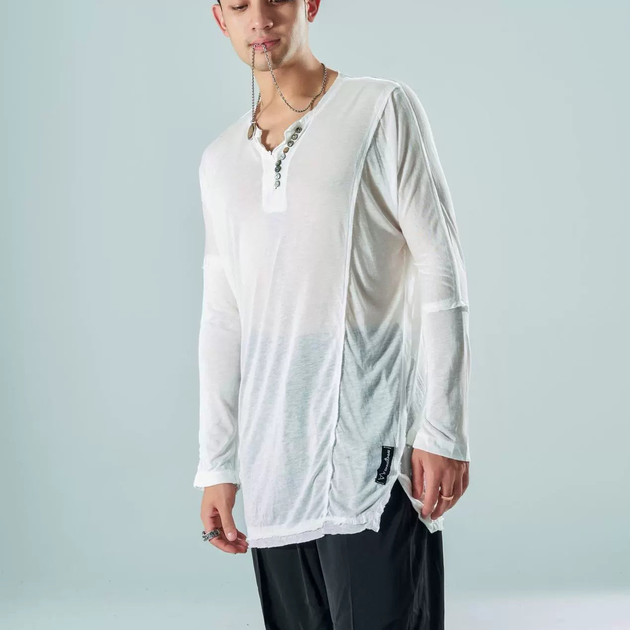VERNADANCE BANG & VA004 Loose Linen Top