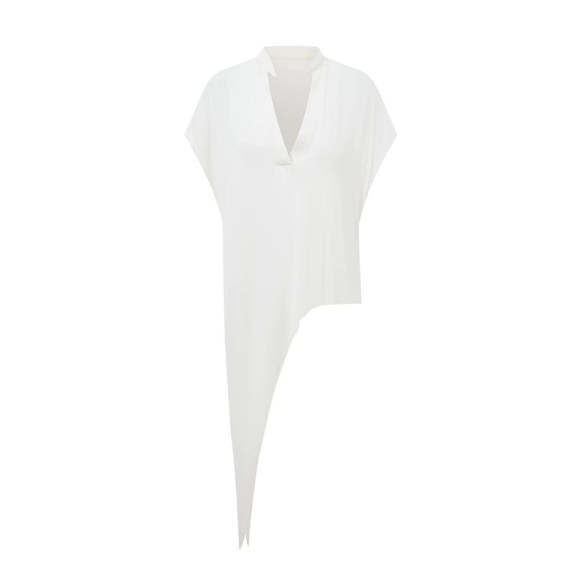 DUYQ "Female Teacher Series" 005 Deep V Irregular Design Lace-up Top National Standard Latin Dance Clothing Professional
