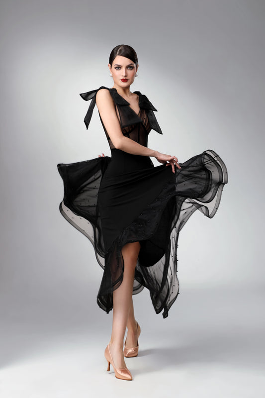 TID. M347 performance clothes, national ballroom dance clothes, dresses, and performance clothes customized