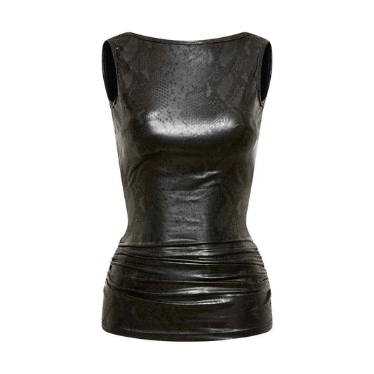 DUYQ welfare single product 025 classic backless pleated top national standard Latin dance suit