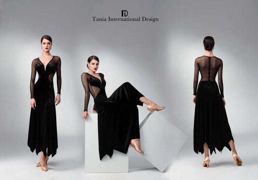 TID. M360 performance clothes, national ballroom dance clothes, dresses, and performance clothes can be customized.